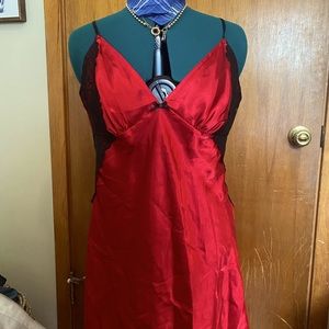 Red and black Apt 9 slip dress